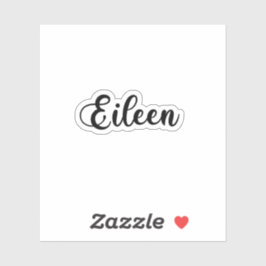 Pegatina Nombre Eileen - Caligrafía manuscrita