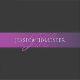 Pegatina Nombre elegante y comienzo/s monogramado