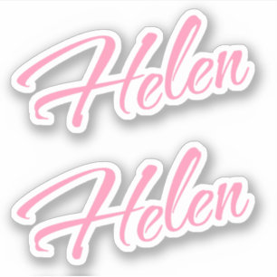 Pegatina Nombre Helen x2