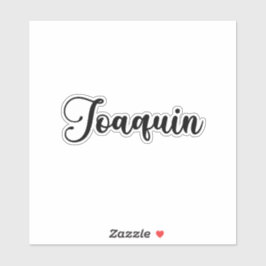 Pegatina Nombre Joaquín - Caligrafía manuscrita