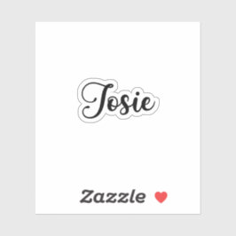 Pegatina Nombre Josie - Caligrafía manuscrita