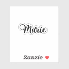 Pegatina Nombre Marie - Caligrafía manuscrita