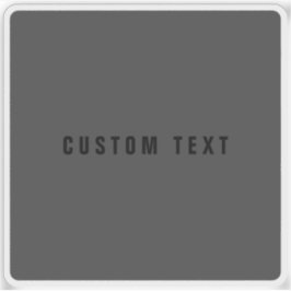 Pegatina Nombre moderno u otra plantilla de texto | Gris os