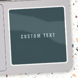 Pegatina Nombre moderno y elegante | Gris azul