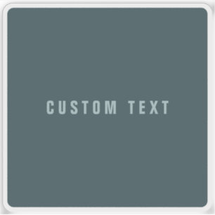 Pegatina Nombre moderno y elegante   Gris azul