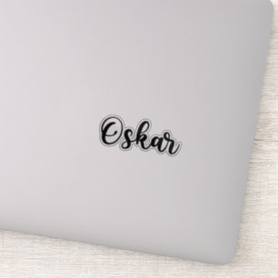 Pegatina Nombre Oskar - Caligrafía manuscrita