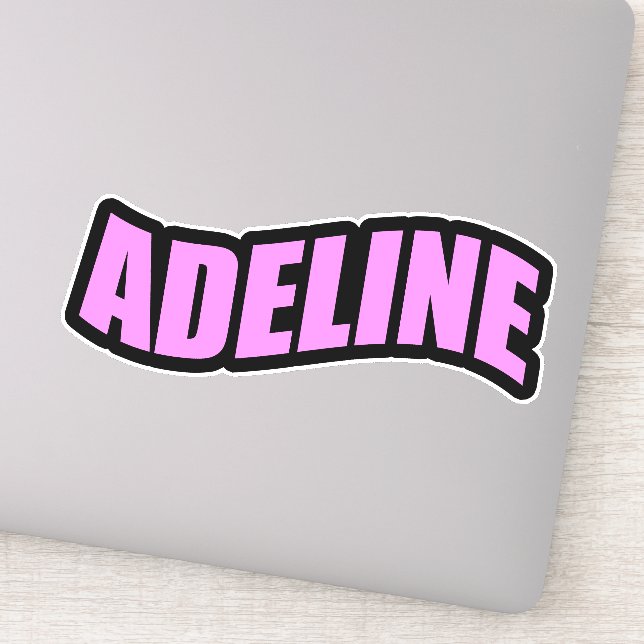 Pegatina Nombre personal adecuado (Detalle)