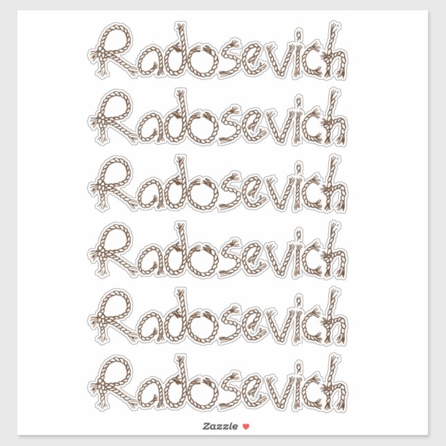 Pegatina Nombre personalizado (Hoja)