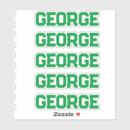 Pegatina Nombre personalizado