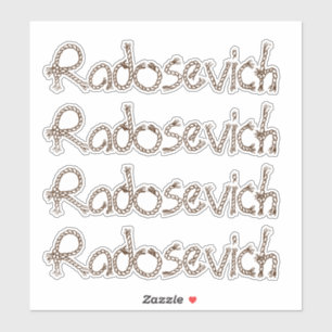 Pegatina Nombre personalizado