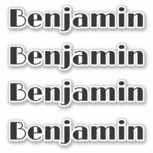 Pegatina Nombre personalizado Declinar Personalizado Times