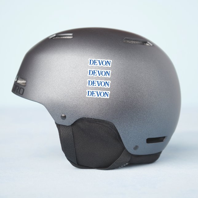 Pegatina Nombre personalizado Declinar Personalizado Times  (Lado del casco)
