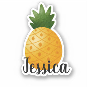 PEGATINA NOMBRE PERSONALIZADO PINEAPPLE