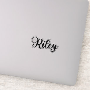 Pegatina Nombre Riley - caligrafía manuscrita