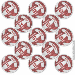Pegatina nombres de jugadores del maroon personalizado de v