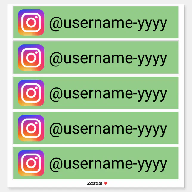 Pegatinas de vinilo personalizadas para ventana de coche, calcomanía de  texto con nombre de usuario personalizado, logotipo de Facebook de Instagram