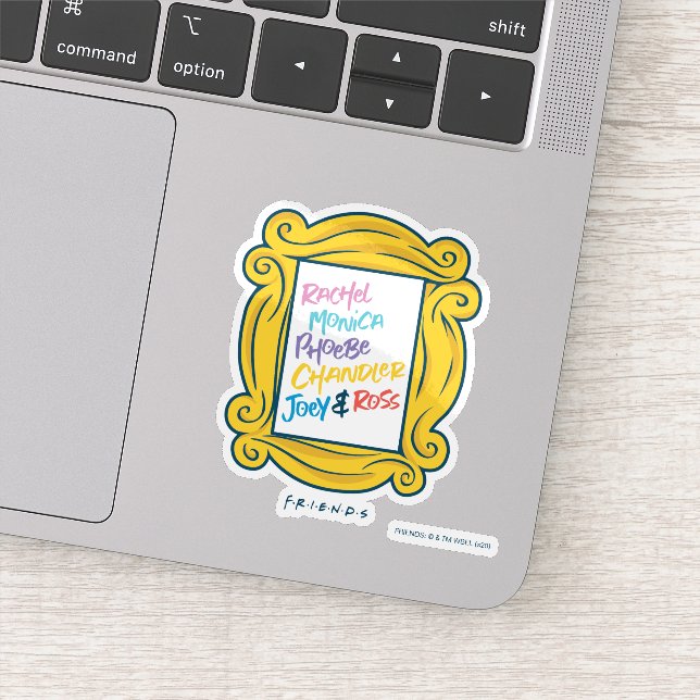 Pegatina Nombres FRIENDS™ en Peephole (Detalle)
