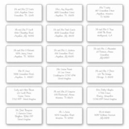 Pegatina Nombres Individuales Oficiosos Direcciones De Enví