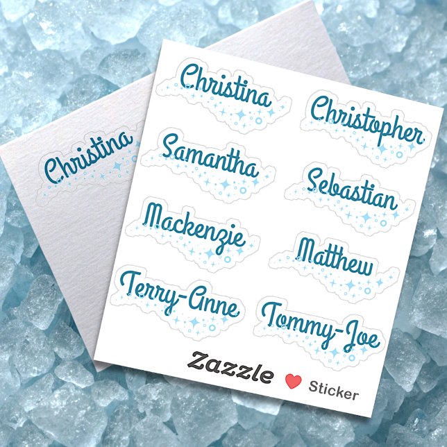 Pegatina Nombres personalizados para lista de invitados Est (Subido por el creador)