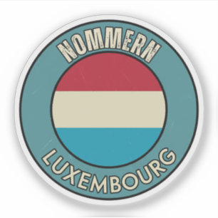 Pegatina Nommern, Luxemburgo