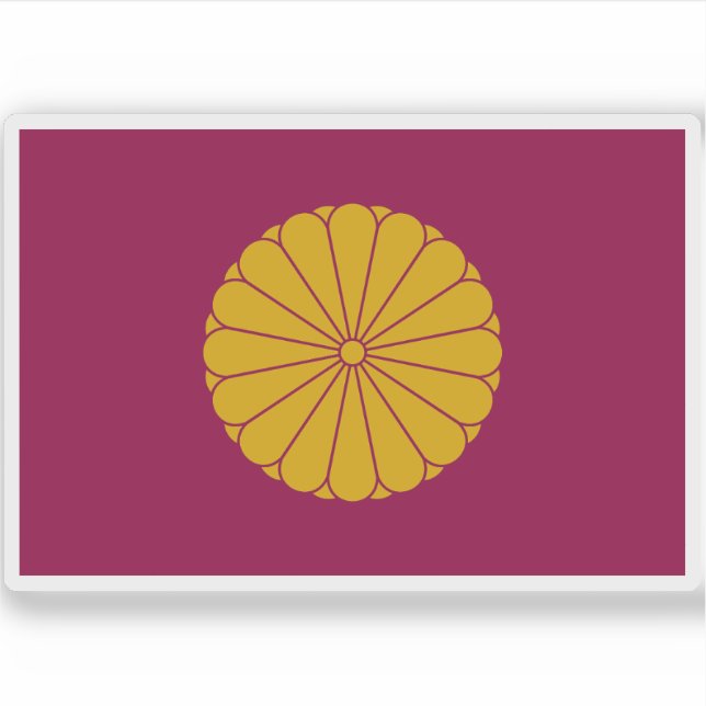 Pegatina Norma imperial del emperador emperador emérito (20 (Anverso)