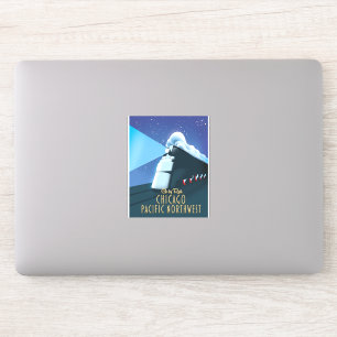 Pegatina Noroeste de Chicago