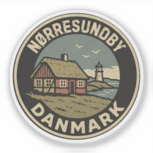 Pegatina Nørresundby, Dinamarca Danmark 