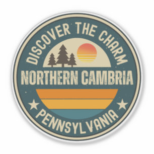 Pegatina Northern Cambria, Pensilvania