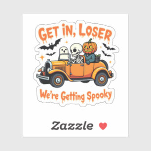 Pegatina Nos estamos volviendo más perdedores con Halloween