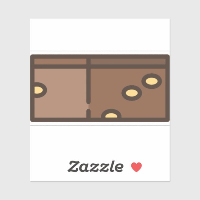 Pegatina nougat (Hoja)