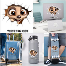 Novedad Salto Peeking Cute Meerkat