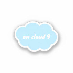 Pegatina Nube 9