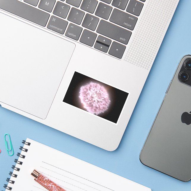 Pegatina Nube De Desechos De Dos Estrellas De Neutrón (Ordenado portátil con iPhone)