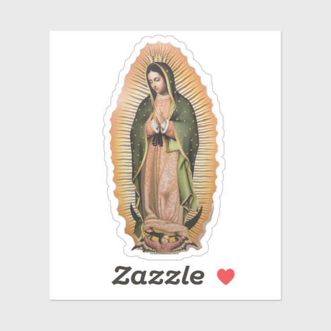Pegatina Nuestra Señora de Guadalupe Vinyl (Hoja)