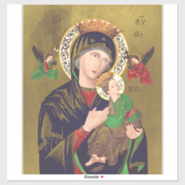 Pegatina Nuestra Señora del Perpetuo Socorro