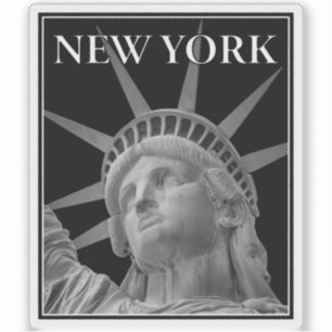 Pegatina Nueva York gótica - v2