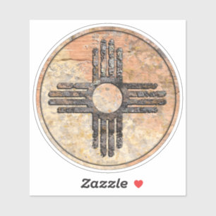 Pegatina Nuevo México Zia - Cañones conversando, Nuevo M