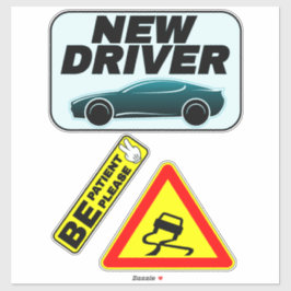 Pegatina Nuevos Rótulos estudiantiles - Por Favor Sea Un Nu