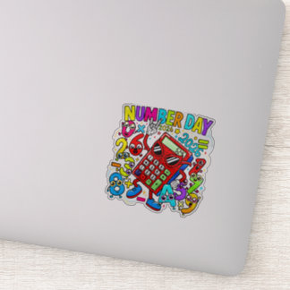 Pegatina Number Day 2026 Maths Sticker for Kids UK Schools