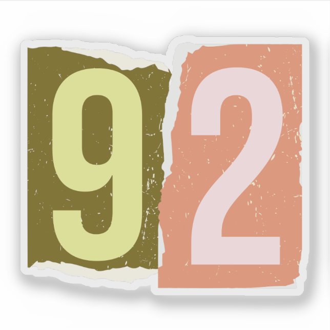 Pegatina Number Magazine Ransom 92 (Anverso)