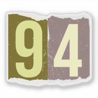 Pegatina Number Magazine Ransom 94