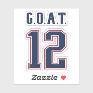Pegatina Número 12 del G.O.A.T.