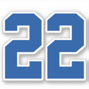 Pegatina Número de Jersey de su Personalizado