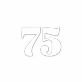 Pegatina Número de personalizado reciclar basura calle Dire