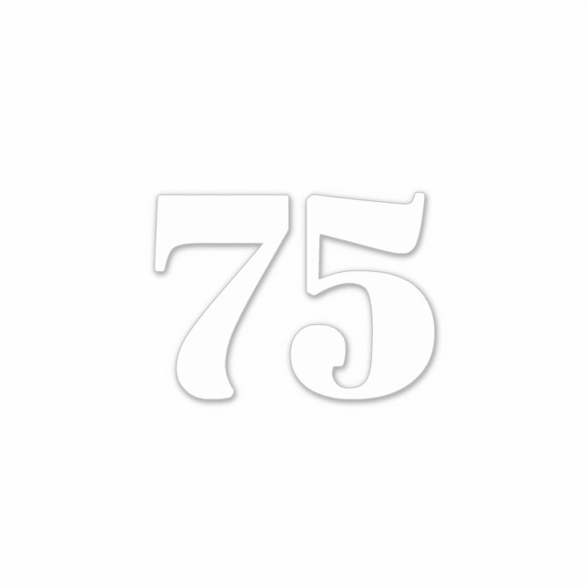 Pegatina Número de personalizado reciclar basura calle Dire (Anverso)