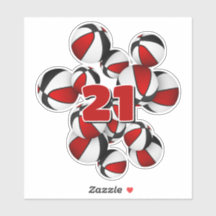 número jersey en racimo de baloncesto negro rojo