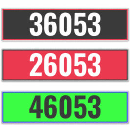 Pegatina Números de la casa del personalizado - Buzón