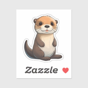 Pegatina nutria personalizado