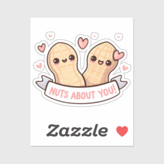 Pegatina Nuts About You - Fou de Toi