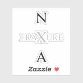 Pegatina NXA : State merch FraXure album Monochrome K-Pop